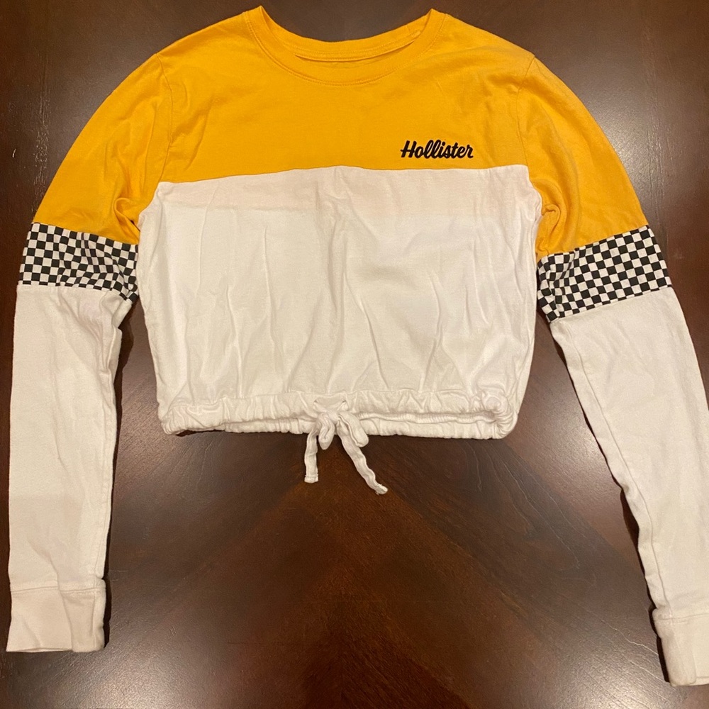 White Hollister Long Sleeve Shirt